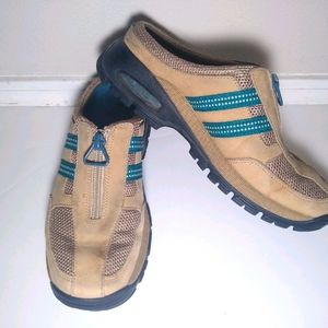 Cole Haan Womens Waterproof Shoes Size 6B Tan/Blue